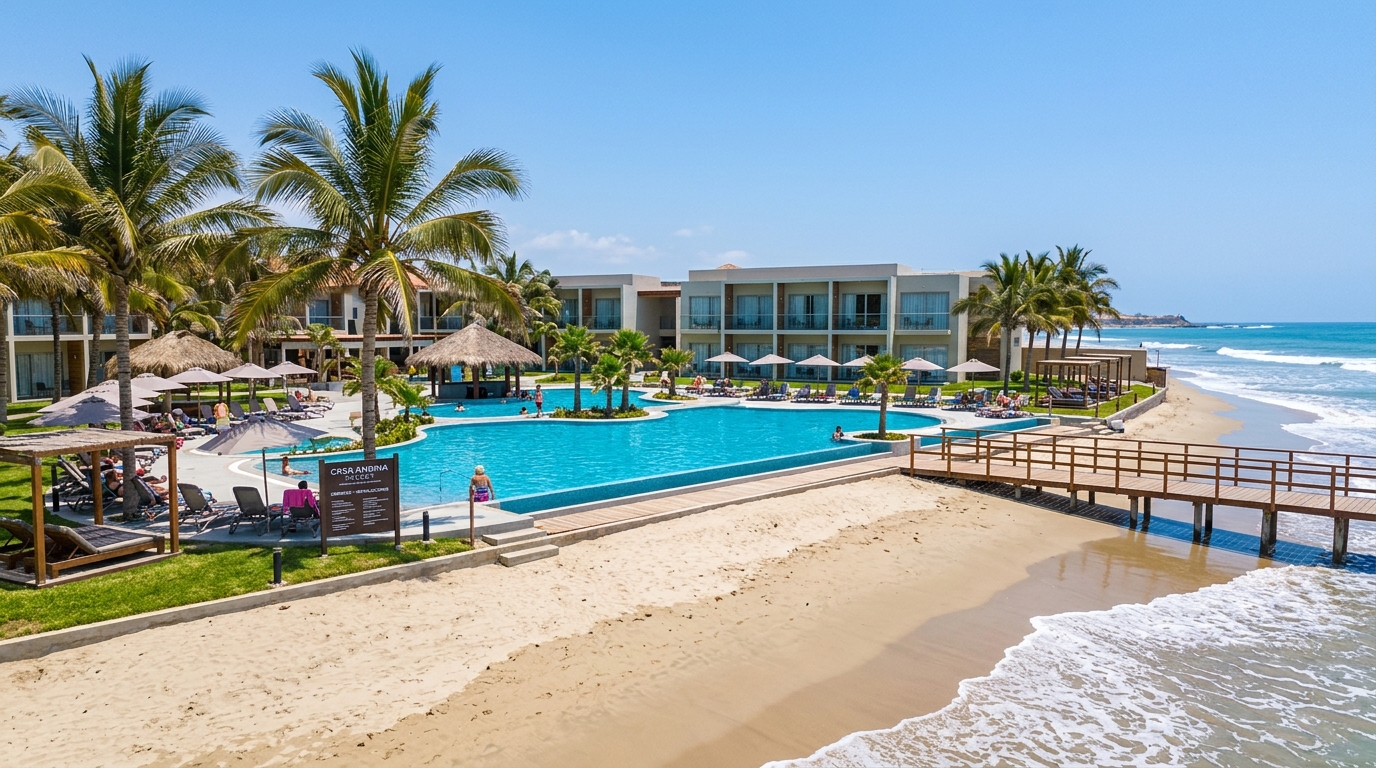 Foto de Playa Zorritos con Hotel Casa Andina 3D